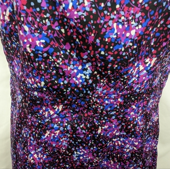 Tulle Retro Style Multi Print Dress Sz M - Picture 7 of 11